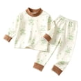 thumbnail image 4 of QSXADF Unisex Boys and Girls Fall Winter Sweatshirt Set Graphic Long Sleeve Loose Top Pant 2 Piece Set For Home Wear Children Clothing Set, 4 of 5