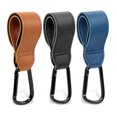 thumbnail image 4 of Gancho para cochecito de bebé de cuero Pu, organizador giratorio de 360 ​​grados, accesorios para cochecito, 1/2 Uds., 4 of 5