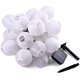thumbnail image 1 of Material ecológico duradero y reutilizable, farolillo de papel blanco para decoración de bodas y fiestas, cadena de luces de nailon de 6,5 m, luces decorativas en serie para un fácil montaje en, 1 of 8