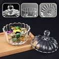 thumbnail image 4 of AMERTEER Candy Glass Lids Bowl Lid Decorative Jars Dish Counter Kitchen Cookie Halloween Buffet Jar Party Bowls Containers, 4 of 6