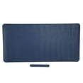 thumbnail image 1 of Alfombrilla de mesa multifuncional de cuero suave, impermeable y resistente al aceite, para escritorio, alfombrilla para ratón (azul), 1 of 14