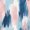 Blue Pink, variant on Homewish Watercolor Brown Gradient Bed Sheets,Abstract Grunge Full Size Sheets,4pcs,1 Flat Sheet, 1 Fitted Sheet and 2 Pillowcases