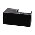 thumbnail image 4 of KINGFOM Pen Holder, PU Leather Desk Organizer Home School Office Stationery Storage Box Office Supplies Organizer Business Card Holder Black Marble, 4 of 9
