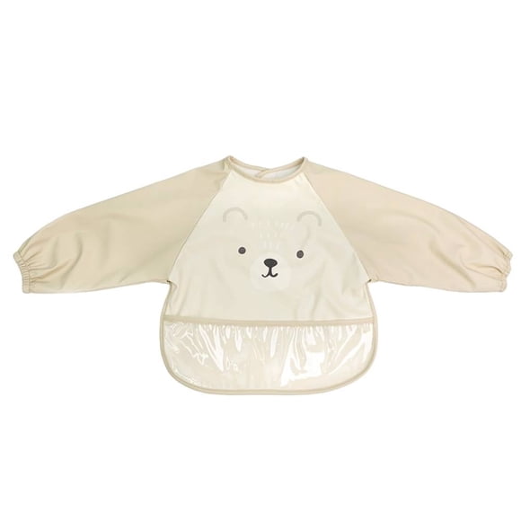 Batita Antsy Pantsy Antsy Pantsy Impermeable, con mangas y bolsita rosa, beige, gris