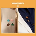 thumbnail image 3 of LOLIPPYY 68Pcs Star Iron on Patches Assorted Color Embroidered Fabric Applique for Clothes, 3 of 6