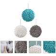 thumbnail image 2 of Meijiashe 3pcs Practical Hanging Spherical Absorbent Towels Kitchen Bathroom Towel Balls, 2 of 7