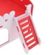 thumbnail image 4 of Castillo para animales pequeños Ideal para hámster Conejillo de indias Escondite para hámster mascota pequeña rojo, 4 of 9