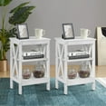 thumbnail image 2 of VECELO 3-piece Bedroom Set, Metal Bed Frame and 2 Nightstand, 2 of 7