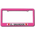 thumbnail image 1 of El Salvador Love with Hearts License Plate Tag Frame, Multiple Colors, 1 of 1