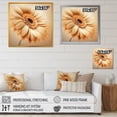 thumbnail image 4 of Designart Orange Gerbera Flower IV Canvas Wall Art, 4 of 5