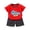 Red, variant on Bovxnpu Toddler Boys Summer Clothing Sets Kids Graphic T Shirt Shorts Short Sleeve Outfit Set