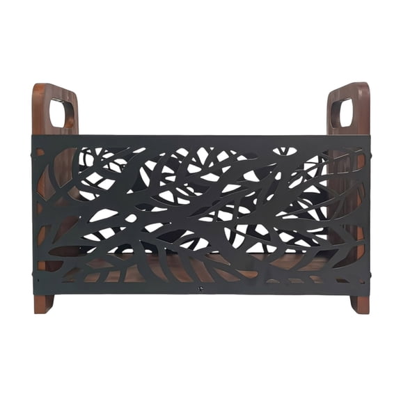 Home Floor Standing Book Storage Rack Wooden Multifunctional Organiser for Magazines Newspaper Basket