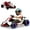 Red, variant on 24V Electric Go Kart ride on toys for boys girls Age 6+, Rose Pink