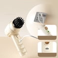 thumbnail image 4 of Cepillo de limpieza eléctrico multiusos | Incluye cabezas duras y esponjosas | Potente fregado para ollas, sartenes, vidrio, cabezales de ducha, inodoros, zapatos | Cerdas suaves | Mango de fácil, 4 of 9