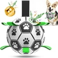 thumbnail image 1 of Pelota de fútbol para perros QDAN, juguete para perros pequeños y medianos, 15 cm, 1 of 5