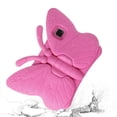 thumbnail image 5 of ELEHOLD Cute Kids Case for iPad Pro 11 Inch (2022/2021/2020/2018) / iPad Air 5th/4th Gen (2022/2020) Kids Friendly EVA Butterfly Wings Kickstand Heavy Duty Rugged Shockproof Protective Case,Rose, 5 of 6