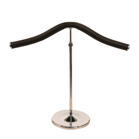 SSWBasics Flexible Shoulder Stand Featuring a Bendable 21” Arm (Adjustable Display 18”H- 30”H) – Countertop Shirt Display Clothing Display Mannequin Tabletop Stand for Clothes