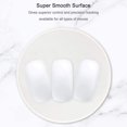 thumbnail image 3 of , Premium-Textured Small Round Mousepad 8.7 x 8.7 Inch White, Stitched Edge Anti-Slip Waterproof Rubber Mouse Mat, Pretty Cute for Office Home Gaming Laptop Men Women Kids, 3 of 7