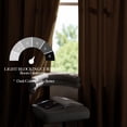 thumbnail image 4 of NICETOWN Velvet Blackout Curtains for Bedroom, Thermal Insulated Noise Reducing Energy Efficiency Privacy Luxury Velvet Curtains Room Darkening Rod Pocket Drapes, Gold Brown, 52"x108", 2 Panels, 4 of 10