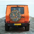 thumbnail image 6 of Xecao Wolf Fox In Flower Forest for Tire Covers,Wheel Tire Cover Waterproof, Dust-Proof, And Universally Fitting for Cars,Trailers, SUVs-16 inch, 6 of 6