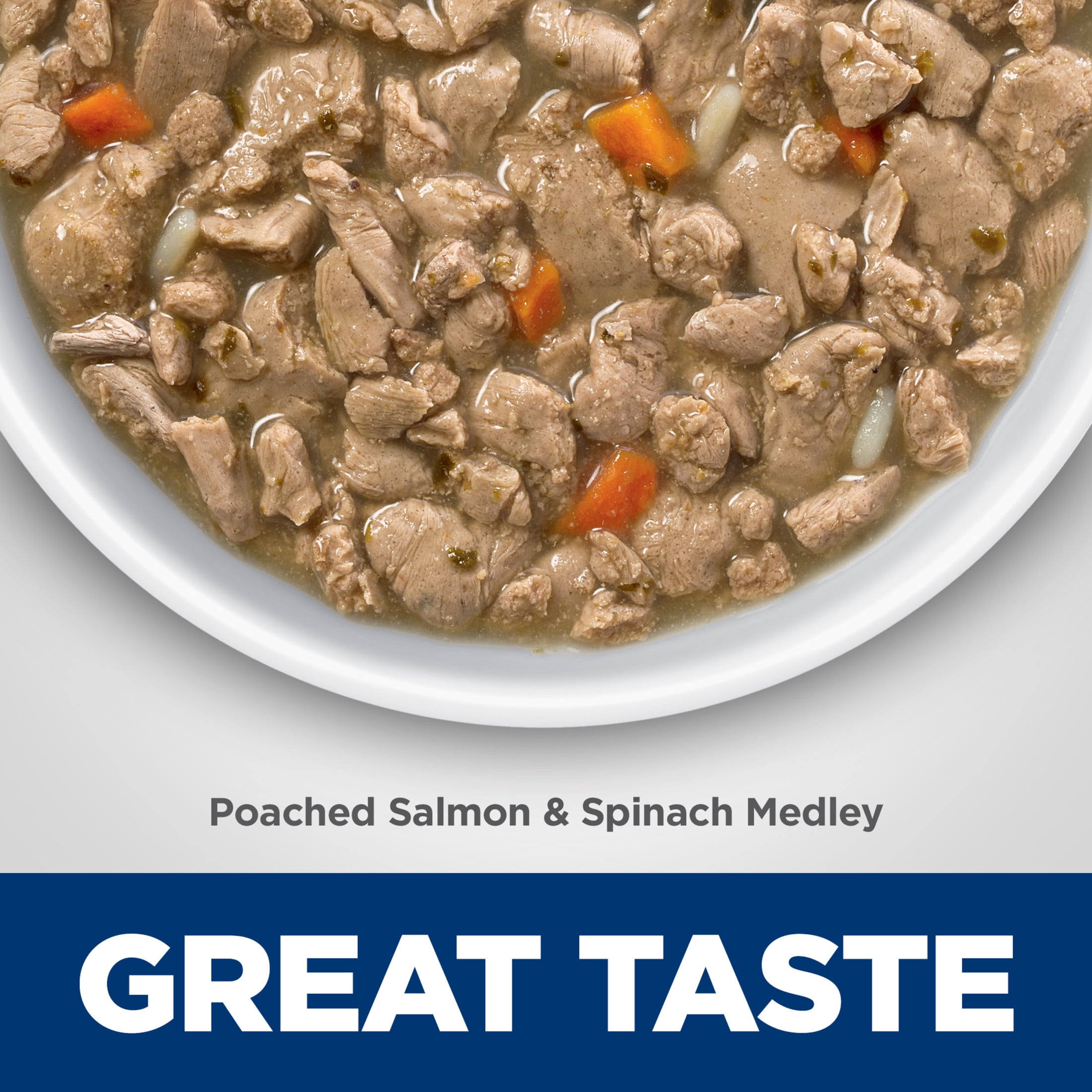 Hill's Science Diet Healthy Cuisine Poached Salmon & Spinach Medley Wet Cat Food, 2.8oz Can 24pk