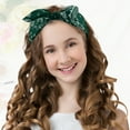 thumbnail image 3 of Unique Bargains 3pcs Bow Knotted Wide Headbands Fashion Hair Accessories for Women Yellow White Green 2.28" Width, 3 of 7