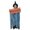 Blue, variant on Anvora 43.3 Inch Hanging Skeleton Witch Halloween Decor with Welcome Sign, Black Pointed Hat Skeleton Ghost Ornament for Front Door Porch Tree, Yard Haunted House Indoor Outdoor Party Supplies,Gray