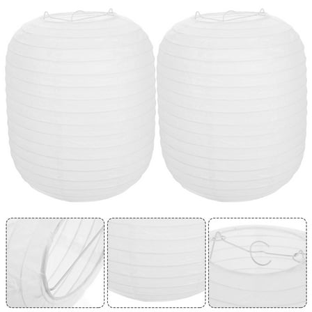 Masteelf  2 Pcs Lanterns for outside LED Japanese Paper Lamp