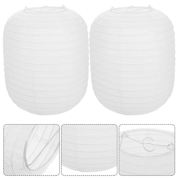 Masteelf  2 Pcs Lanterns for outside LED Japanese Paper Lamp