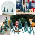thumbnail image 3 of 50PCS Miniature Artificial Christmas Tree Small Snow Frost Pine Christmas DIY Decoration Crafts, 3 of 5