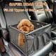 thumbnail image 2 of Asiento de coche reforzado para mascotas, asiento de coche para perros de malla transpirable con, 2 of 7