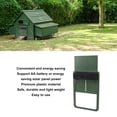 thumbnail image 4 of Solar Powered Chicken Door, Professional Light Sensor Chicken Coops Doors Timer Solar Powered Opener Automatic Chicken Coop Door for Poultry Chicken Ducks, 4 of 7