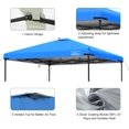 thumbnail image 2 of KAMPKEEPER 10x10 Pop Up Canopy Tent Top Replacement Cover Roof with Air Vent, Polyester UV 30 Waterproof for Outdoor Garden Patio Pavilion Sun Shade(Top Only) (Light Blue), 2 of 7
