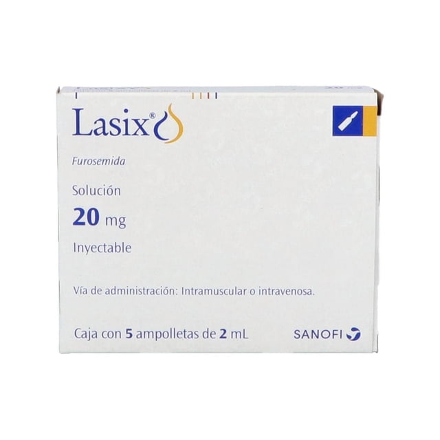 Lasix ampolletas 5 pzas de 2 ml c/u