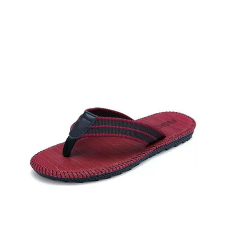 

Audeban Mens Flip Flop Slippers Pool Beach Sandals Water Proof Mules Lightweight Slipper