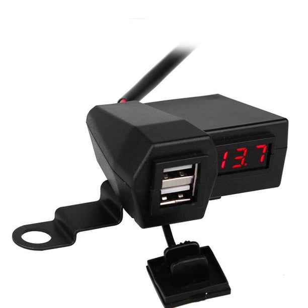 Cargador de motocicleta, toma de encendedor de cigarrillos 4 en 1, cargador de encendedor de cigarrillos, adaptador de corriente para encendedor de cigarrillos, máxima comodidad