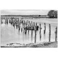 thumbnail image 2 of Looney, Hollice 32x23 Black Ornate Wood Framed with Double Matting Museum Art Print Titled - Usa-Oregon-Bandon Bandon Pier-Long Exposure, 2 of 4