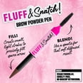 thumbnail image 6 of NYX Professional Makeup Fluff & Snatch Eyebrow Pencil, Eyebrow Powder Pen, Ash Brown, 0.04 oz, 6 of 15