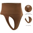 thumbnail image 3 of DREAM SLIM Women Mid-Waist Seamless Tummy Control Thong Shapewear Panties Girdle Underwear, 3 of 5