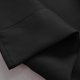 thumbnail image 2 of Xiao Hua Cenefa de cortina opaca lisa para cocina/dormitorio, con bolsillo para barra, paneles cortos festoneados (132 x 45 cm, color negro), 2 of 4