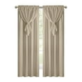 thumbnail image 5 of Achim Allegra Window Curtain Panel with Attached Valance, Taupe, 42" x 63", 5 of 5