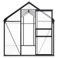 thumbnail image 2 of vidaXL Greenhouse with Base Frame Anthracite Aluminium 8.17 m², 2 of 4