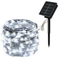 thumbnail image 1 of Guirnalda de luces LED solares para exteriores, luces de hadas impermeables para fiestas festivas de Navidad, guirnalda de jardín, 1 of 4