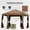 Dark Brown, variant on Patio Umbrellas Outsunny Manual Retractable Awning, 118" Non-Screw Freestanding Patio Sun Shade Shelter with Support Pole Stand and UV Resistant Fabric, for Window, Door, Porch, Deck, Coffee,Market U