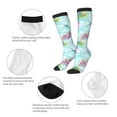 thumbnail image 6 of Balery Dragonfly Floral Printed Novelty Socks Men's Women's Crew Socks Sports Socks Knee High Socks Cotton Socks Quirky and Cool Socks, 6 of 9