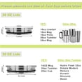 thumbnail image 2 of Paquete de 2 tapas magnéticas para vasos de 30 oz, tapas de repuesto para YETI Rambler, Ozark Trail, Old Style Rtic, tapas de vaso con interruptor deslizante magnético y tapa antiderrames (30 oz), 2 of 5