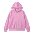 thumbnail image 4 of AnuYalue Women's Zip Up Hoodies Loose Fit Long Sleeve Sweatshirts Pockets Drawstring Track Jackets Trendy Hoodie, 4 of 6