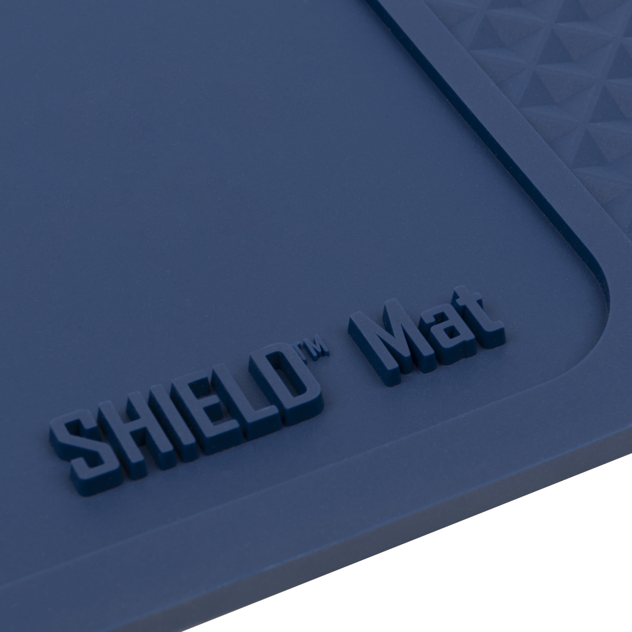Breakthrough Clean Technologies Shield Series Fishing Reel Cleaning Mat  - Embedded Magnets & Tool Compartments + Heavy-Duty Pvc – Universal Size Maintenance Pad - Blue/Green