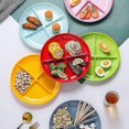 thumbnail image 5 of Fruit Bowls Resin Partition Platey Nutrition Fitness Four-Three-Partition Plate Fast Plate Snacks Platter Fruit, 5 of 5