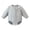 Grey, variant on Baby Boy Button Down Shirt Newborn Solid Color Long Sleeve Romper Bodysuit (Beige, 18-24 Months )